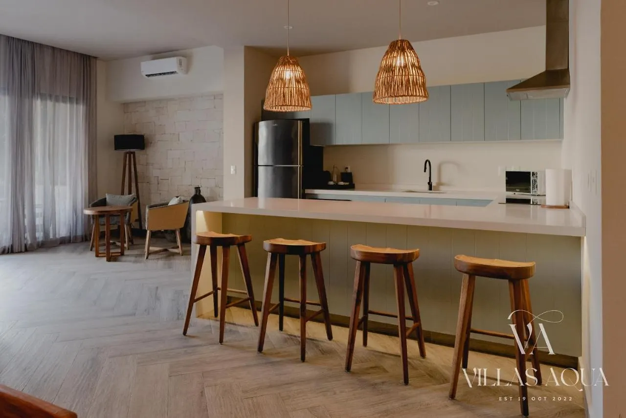 Apartahotel Villas Aqua 2Br Luxury Suite Puerto Aventuras México